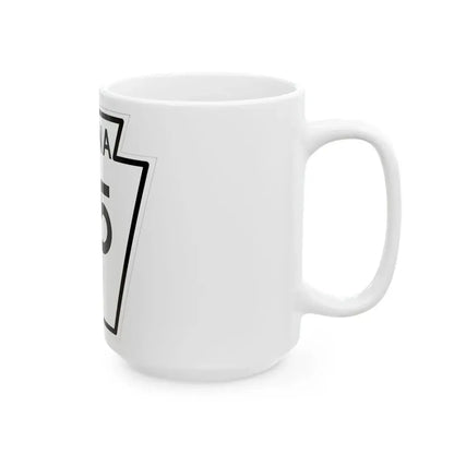 PA-85 1948 (Pennsylvania) (Road Sign) White Coffee Mug - Go Mug Yourself