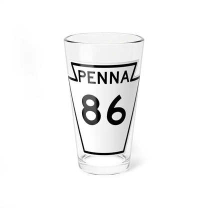 PA-86 1948 (Pennsylvania) (Road Sign) Pint Glass 16oz 16oz - Go Mug Yourself