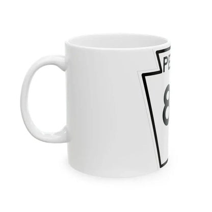 PA-86 1948 (Pennsylvania) (Road Sign) White Coffee Mug - Go Mug Yourself