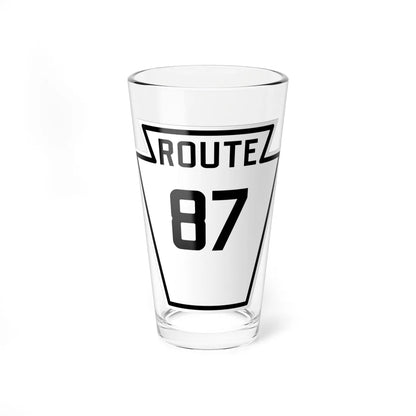 PA-87 1926 (Pennsylvania) (Road Sign) Pint Glass 16oz 16oz - Go Mug Yourself