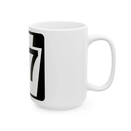 PA-87 (Pennsylvania) (Road Sign) White Coffee Mug - Go Mug Yourself
