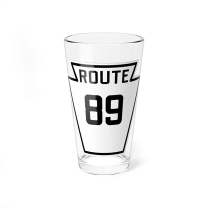 PA-89 1926 (Pennsylvania) (Road Sign) Pint Glass 16oz 16oz - Go Mug Yourself