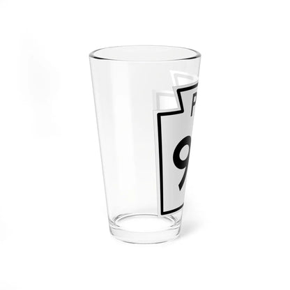 PA-90 1960 (Pennsylvania) (Road Sign) Pint Glass 16oz - Go Mug Yourself