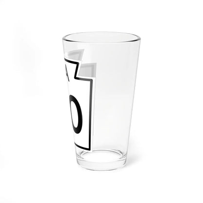PA-90 1960 (Pennsylvania) (Road Sign) Pint Glass 16oz - Go Mug Yourself
