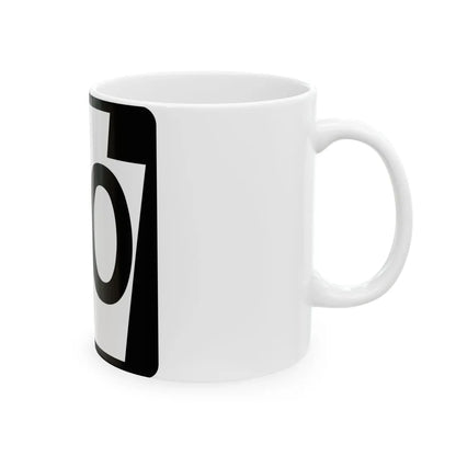 PA-90 (Pennsylvania) (Road Sign) White Coffee Mug - Go Mug Yourself
