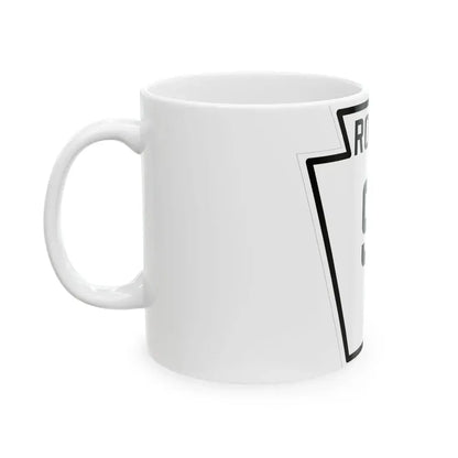 PA-91 1926 (Pennsylvania) (Road Sign) White Coffee Mug - Go Mug Yourself