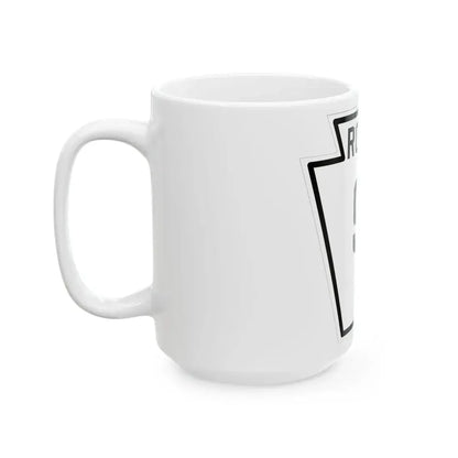 PA-91 1926 (Pennsylvania) (Road Sign) White Coffee Mug - Go Mug Yourself