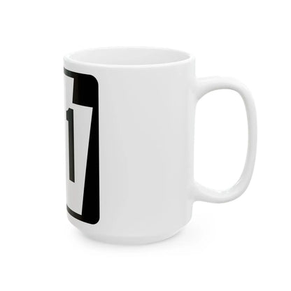 PA-91 (Pennsylvania) (Road Sign) White Coffee Mug - Go Mug Yourself