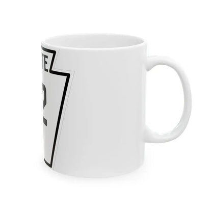 PA-92 1926 (Pennsylvania) (Road Sign) White Coffee Mug - Go Mug Yourself