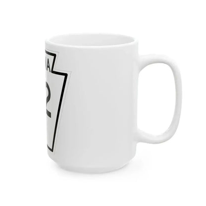 PA-92 1948 (Pennsylvania) (Road Sign) White Coffee Mug - Go Mug Yourself