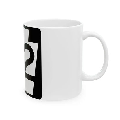 PA-92 (Pennsylvania) (Road Sign) White Coffee Mug - Go Mug Yourself
