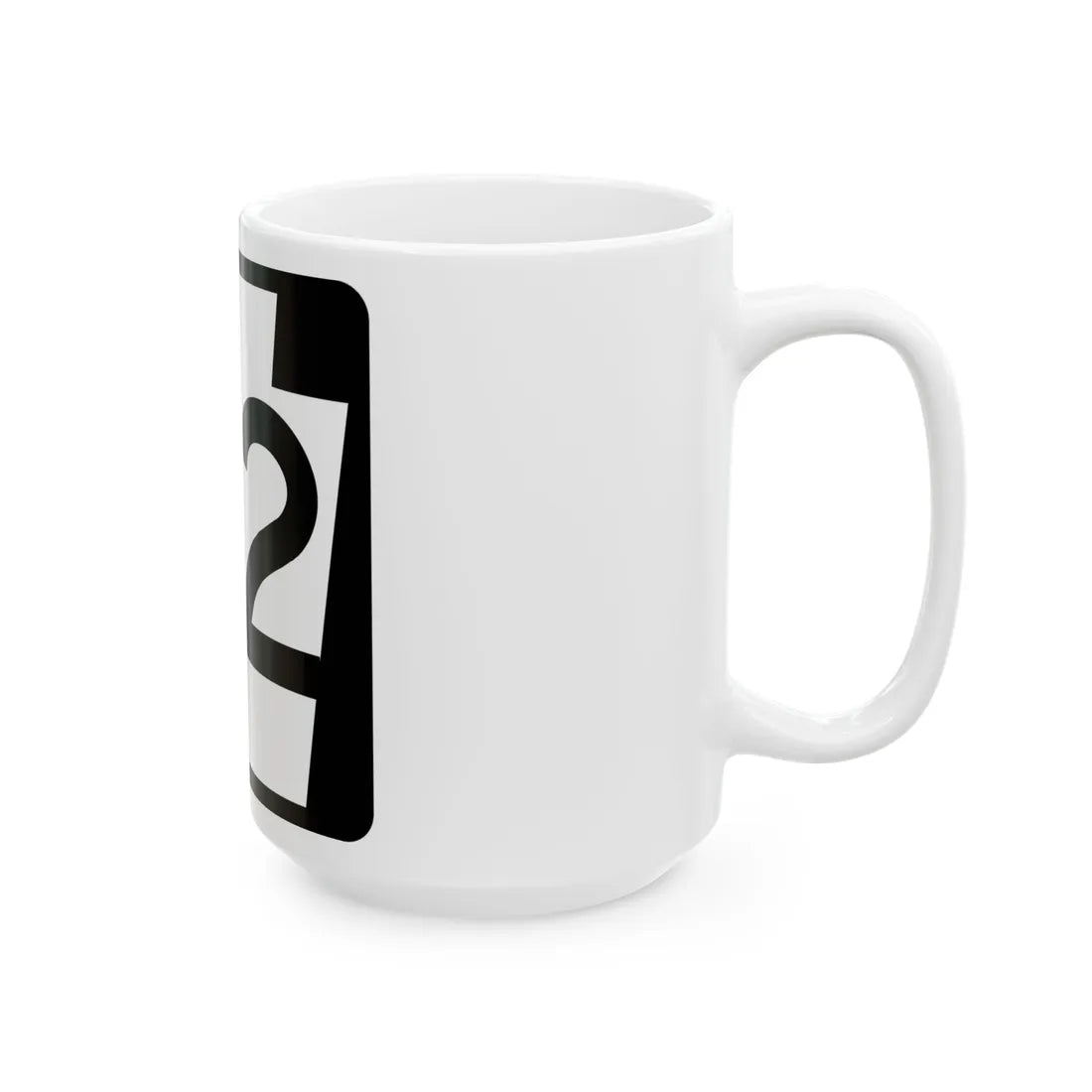 PA-92 (Pennsylvania) (Road Sign) White Coffee Mug - Go Mug Yourself