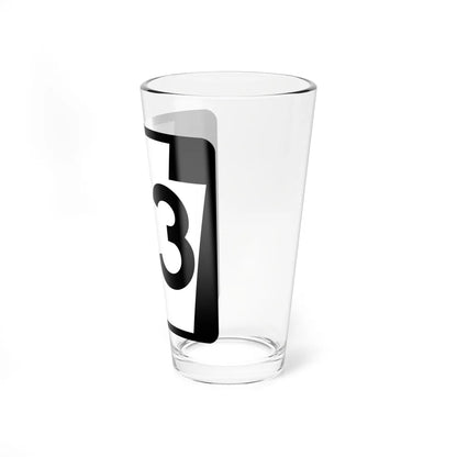 PA-93 (Pennsylvania) (Road Sign) Pint Glass 16oz - Go Mug Yourself
