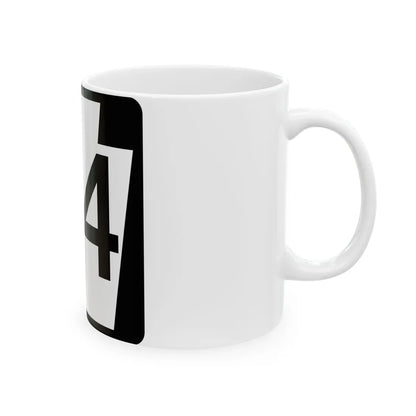 PA-94 (Pennsylvania) (Road Sign) White Coffee Mug - Go Mug Yourself