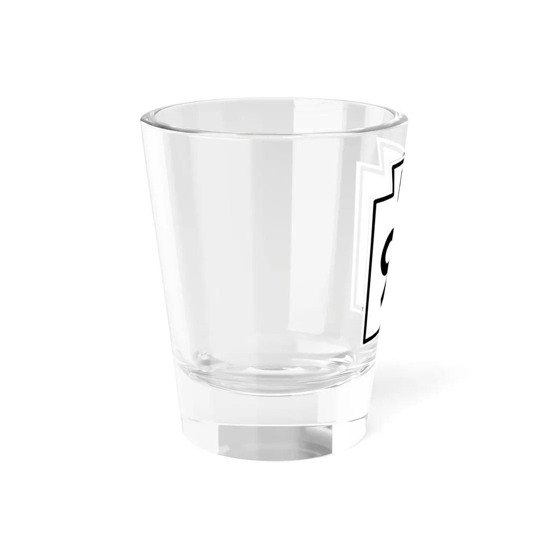 PA-95 1960 (Pennsylvania) (Road Sign) Shot Glass 1.5oz - Go Mug Yourself