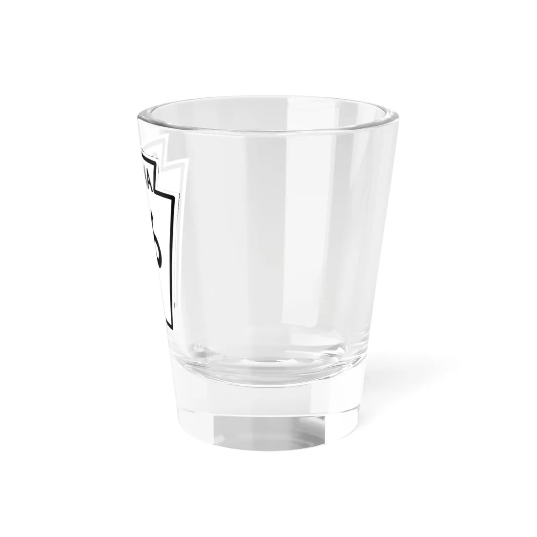 PA-96 1948 (Pennsylvania) (Road Sign) Shot Glass 1.5oz - Go Mug Yourself
