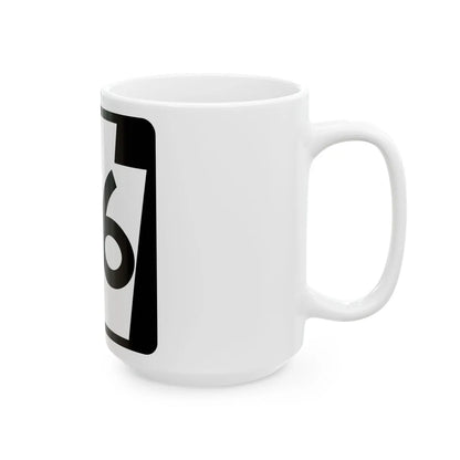 PA-96 (Pennsylvania) (Road Sign) White Coffee Mug - Go Mug Yourself