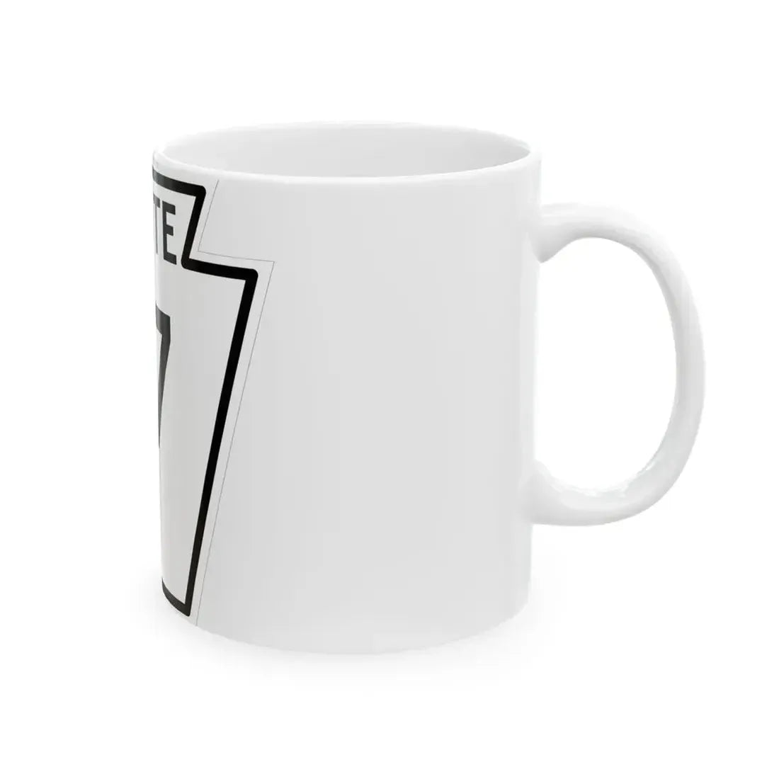 PA-97 1926 (Pennsylvania) (Road Sign) White Coffee Mug - Go Mug Yourself