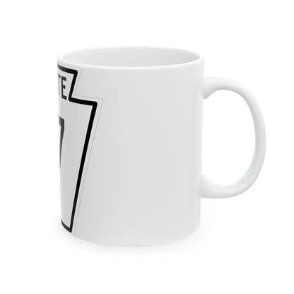 PA-97 1926 (Pennsylvania) (Road Sign) White Coffee Mug - Go Mug Yourself