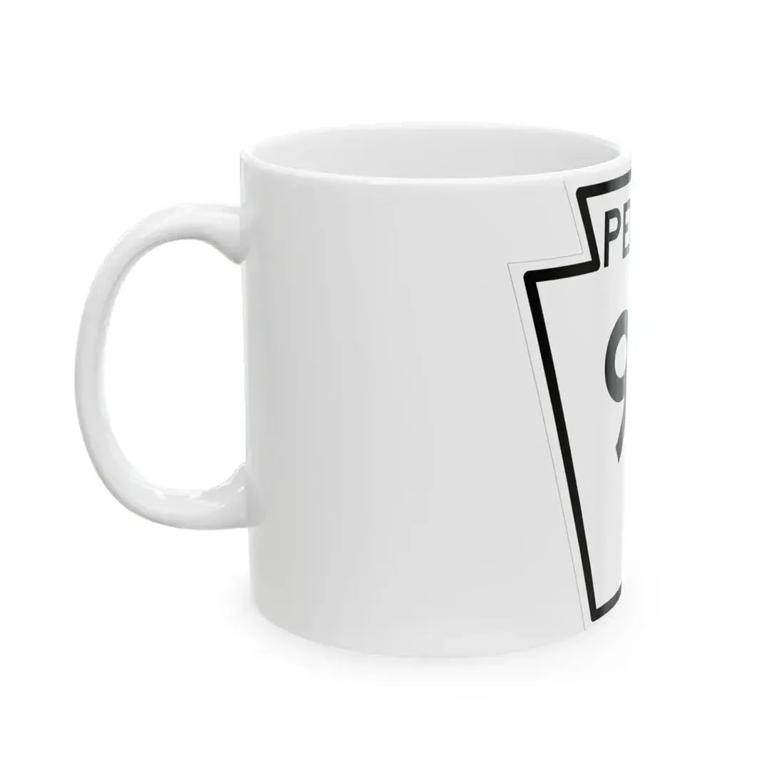 PA-97 1948 (Pennsylvania) (Road Sign) White Coffee Mug - Go Mug Yourself