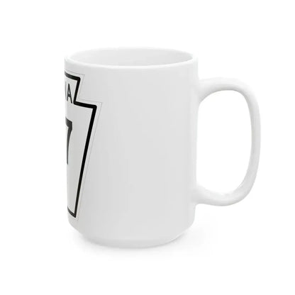 PA-97 1948 (Pennsylvania) (Road Sign) White Coffee Mug - Go Mug Yourself