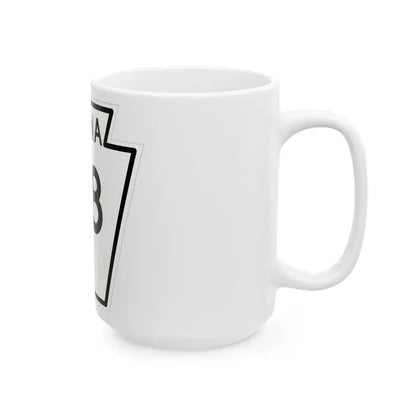 PA-98 1948 (Pennsylvania) (Road Sign) White Coffee Mug - Go Mug Yourself