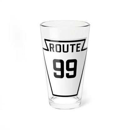PA-99 1926 (Pennsylvania) (Road Sign) Pint Glass 16oz 16oz - Go Mug Yourself