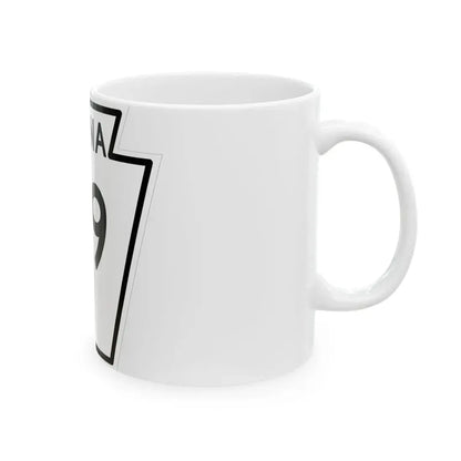 PA-99 1948 (Pennsylvania) (Road Sign) White Coffee Mug - Go Mug Yourself