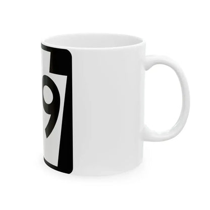 PA-99 (Pennsylvania) (Road Sign) White Coffee Mug - Go Mug Yourself