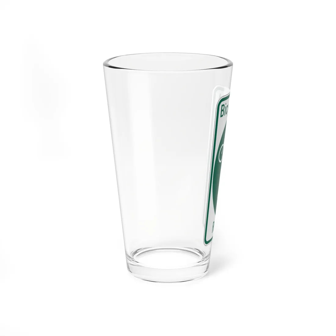 PA Bike Route E (Pennsylvania) (Road Sign) Pint Glass 16oz - Go Mug Yourself