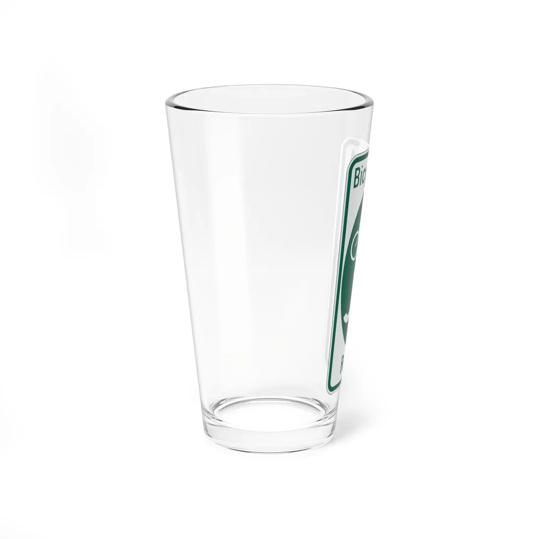 PA Bike Route JS (Pennsylvania) (Road Sign) Pint Glass 16oz - Go Mug Yourself