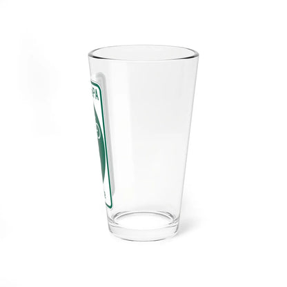 PA Bike Route S (Pennsylvania) (Road Sign) Pint Glass 16oz - Go Mug Yourself