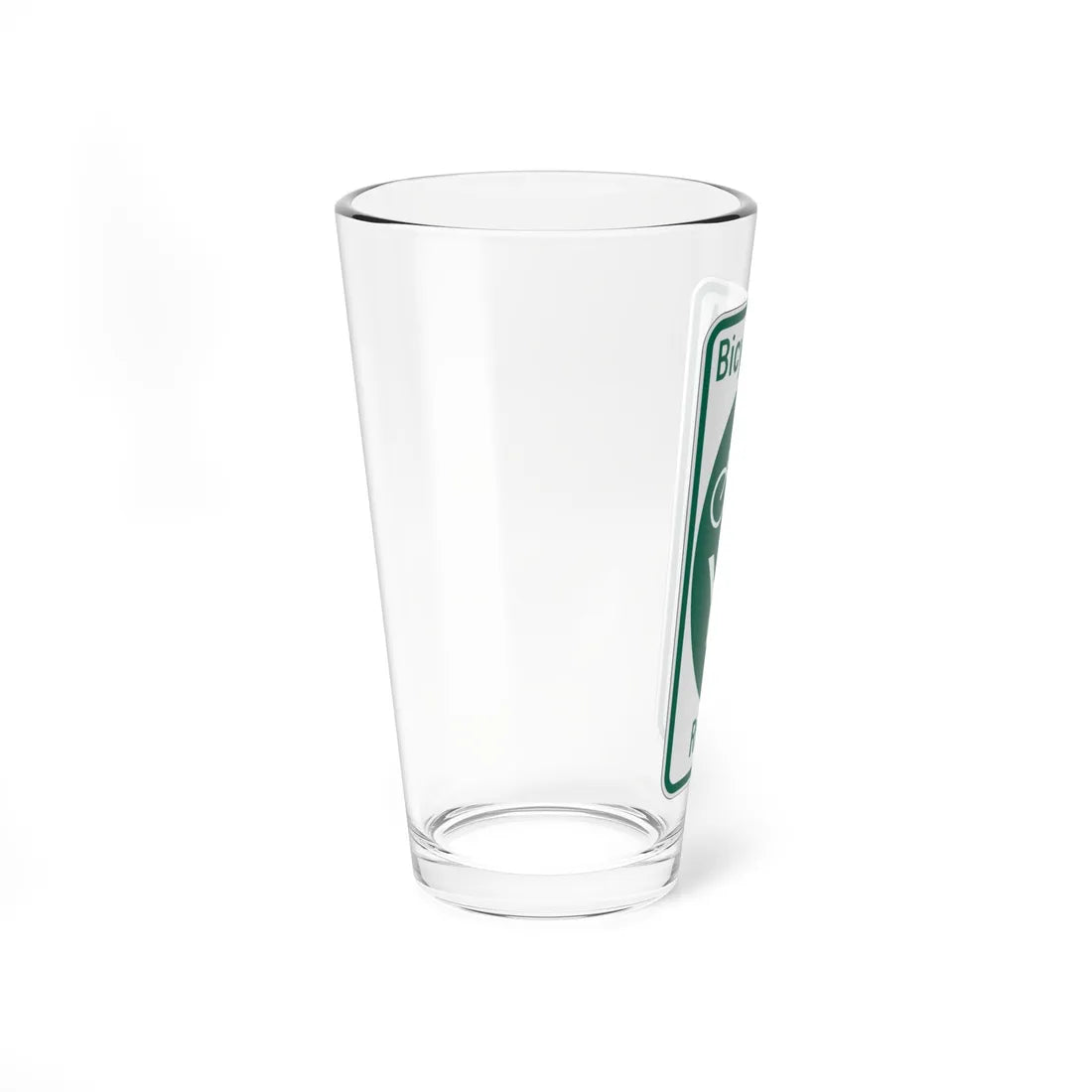 PA Bike Route Y1 (Pennsylvania) (Road Sign) Pint Glass 16oz - Go Mug Yourself