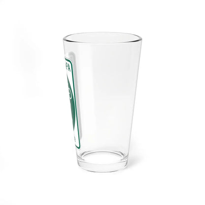 PA Bike Route Z (Pennsylvania) (Road Sign) Pint Glass 16oz - Go Mug Yourself