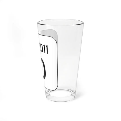 PA QR 1011 (Pennsylvania) (Road Sign) Pint Glass 16oz - Go Mug Yourself