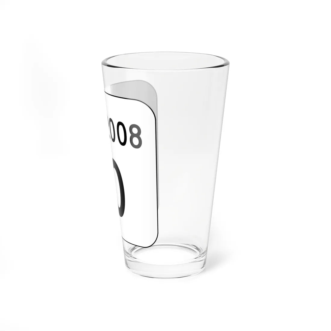 PA QR 2008 (Pennsylvania) (Road Sign) Pint Glass 16oz - Go Mug Yourself