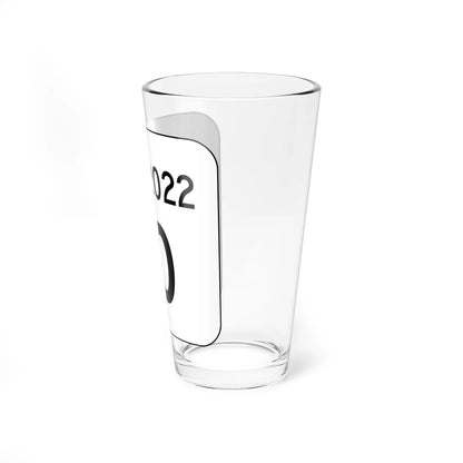 PA QR 2022 (Pennsylvania) (Road Sign) Pint Glass 16oz - Go Mug Yourself