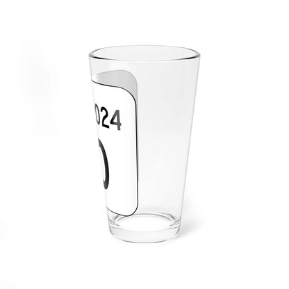 PA QR 2024 (Pennsylvania) (Road Sign) Pint Glass 16oz - Go Mug Yourself