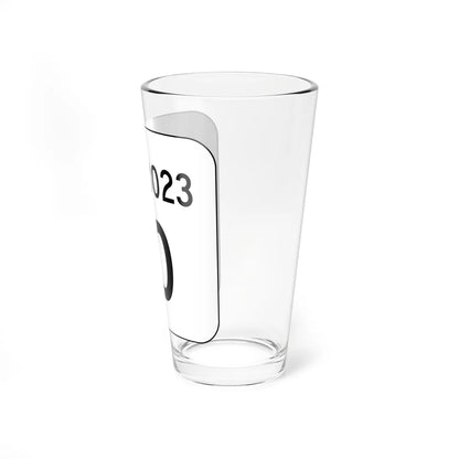PA QR 3023 (Pennsylvania) (Road Sign) Pint Glass 16oz - Go Mug Yourself
