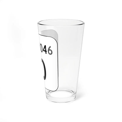 PA QR 3046 (Pennsylvania) (Road Sign) Pint Glass 16oz - Go Mug Yourself