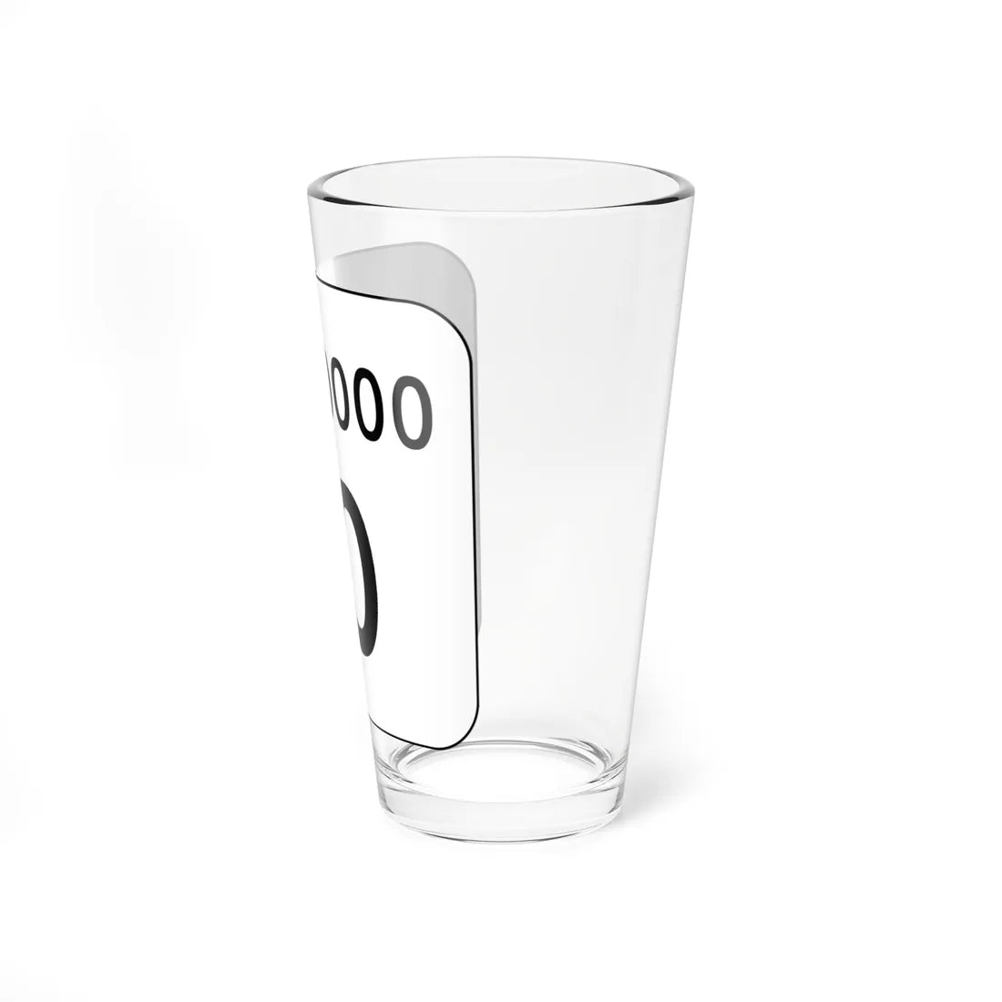 PA QR Template (Pennsylvania) (Road Sign) Pint Glass 16oz - Go Mug Yourself