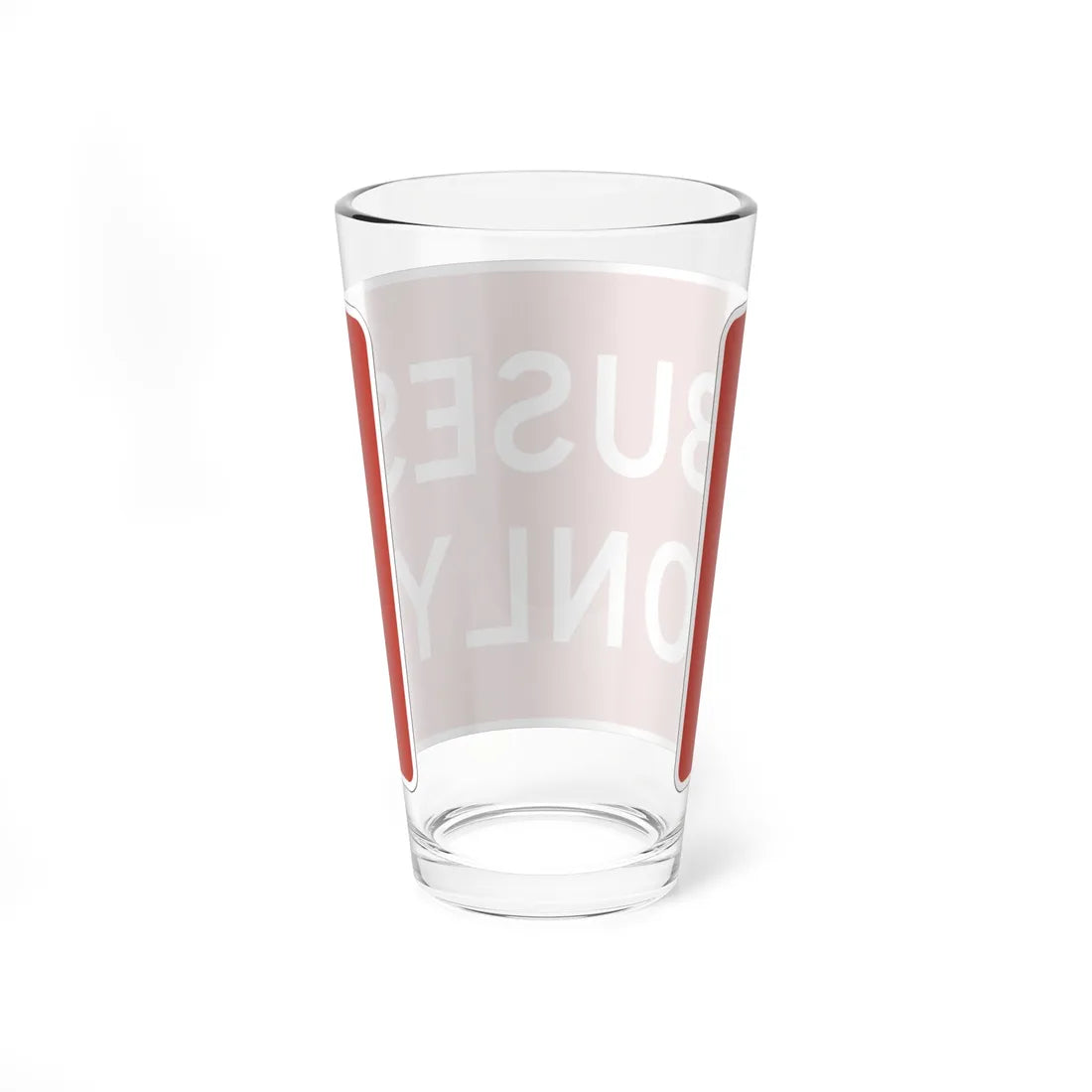 PA - R5-1a - Buses Only (Pennsylvania) (Road Sign) Pint Glass 16oz - Go Mug Yourself