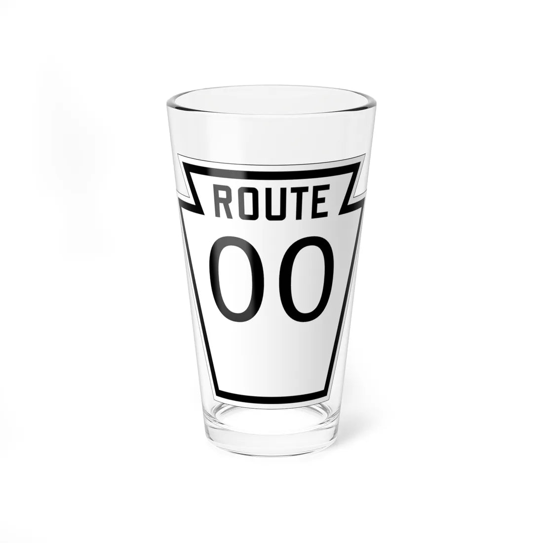 PA-XX 1926 (Pennsylvania) (Road Sign) Pint Glass 16oz 16oz - Go Mug Yourself