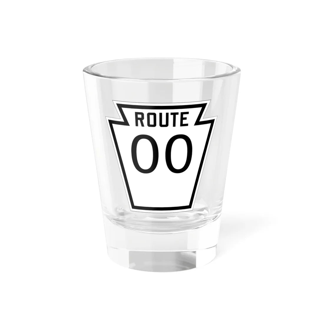 PA-XX 1926 (Pennsylvania) (Road Sign) Shot Glass 1.5oz 1.5oz - Go Mug Yourself