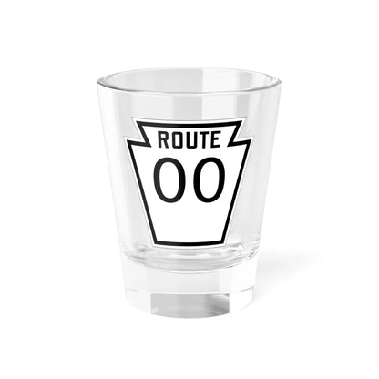 PA-XX 1926 (Pennsylvania) (Road Sign) Shot Glass 1.5oz 1.5oz - Go Mug Yourself