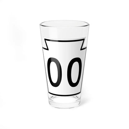 PA-XX 1962 (Pennsylvania) (Road Sign) Pint Glass 16oz 16oz - Go Mug Yourself