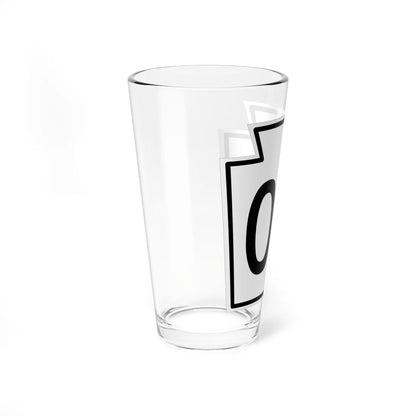 PA-XX 1962 (Pennsylvania) (Road Sign) Pint Glass 16oz - Go Mug Yourself