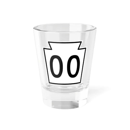 PA-XX 1962 (Pennsylvania) (Road Sign) Shot Glass 1.5oz 1.5oz - Go Mug Yourself