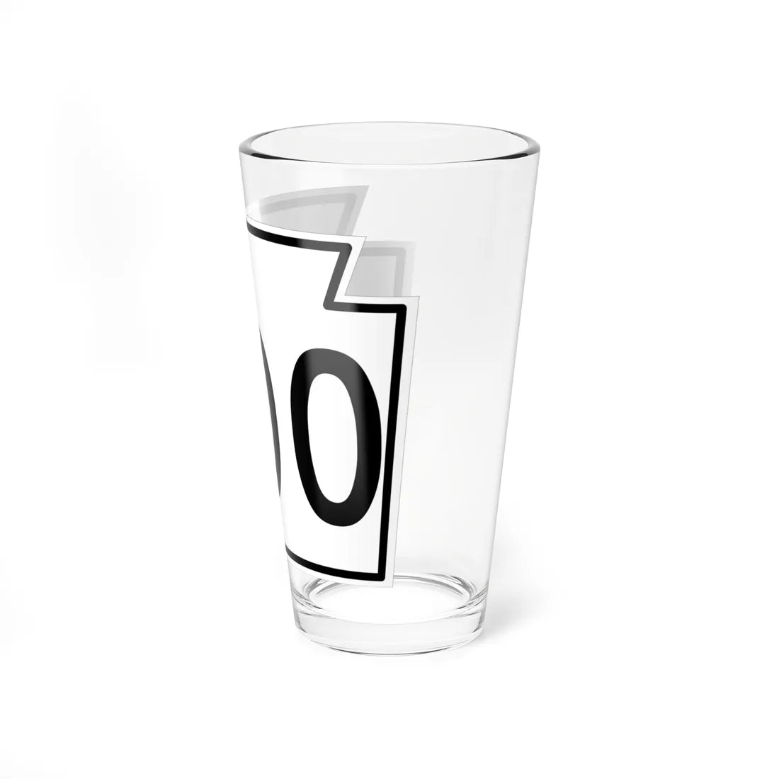 PA-XXX 1962 (Pennsylvania) (Road Sign) Pint Glass 16oz - Go Mug Yourself