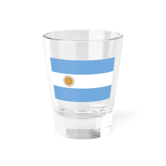 Pabellón naval Argentina segunda mitad del siglo XIX (Argentina) Shot Glass 1.5oz 1.5oz - Go Mug Yourself